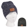 Picture of Knit Beanie With Leather Tag