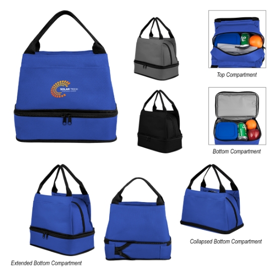 Picture of Denson Rpet Expandable Dual Compartment Cooler Bag
