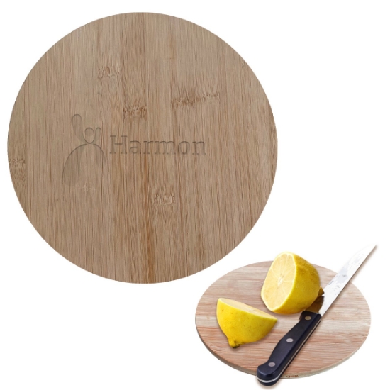 Picture of Round Bamboo Cutting Board