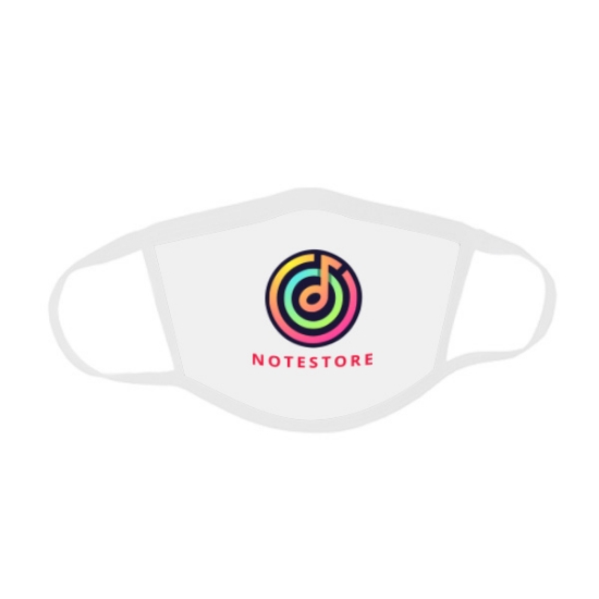 Picture of 2-ply Polyester Face Mask With Nose Wire