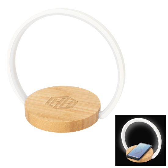 Picture of Bamboo Wireless Charger Night Light
