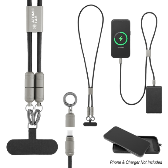 Picture of 60w Charging Cable Lanyard With Phone Tether