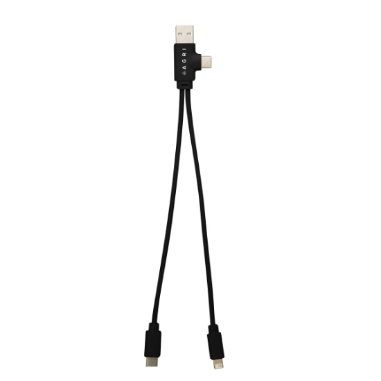 Picture of Dual Connect Recycled Multi-charge Cable