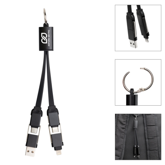Picture of Multi-charge Cables With Round Carabiner