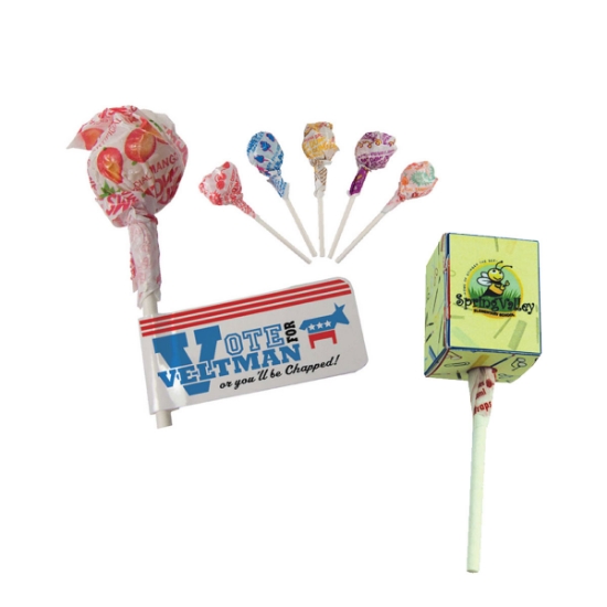 Picture of Dum Dum Pop W/ Flag Or Four Color Process Box