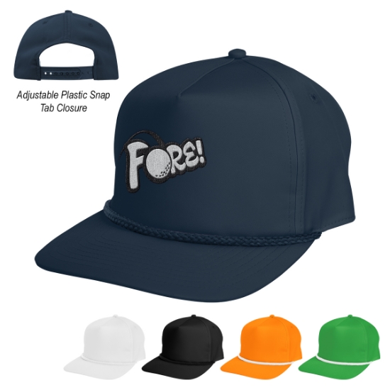 Picture of Stroke Play Solid Rope Cap