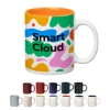 Picture of 11 Oz. Full Color Hughes Stoneware Mug With C-handle