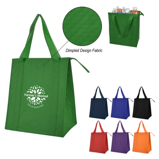 Picture of Dimples Non-woven Cooler Tote Bag