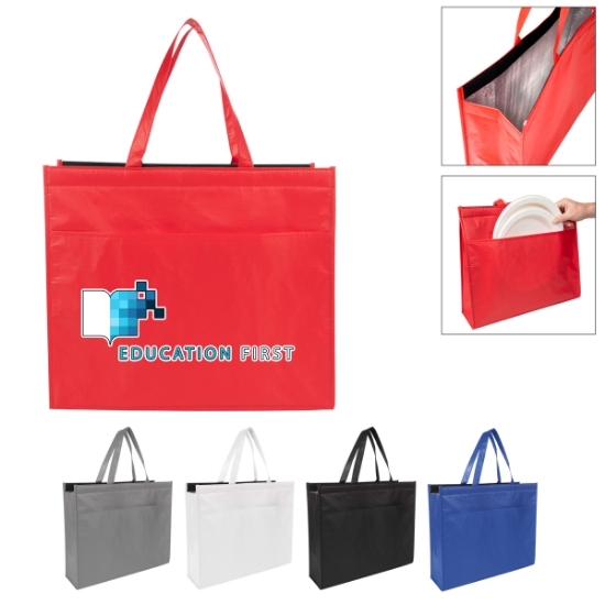 Picture of Matte Cooler Tote Bag With 100% Rpet Material
