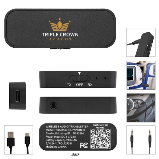 Picture of Wireless Audio Transmitter & Receiver