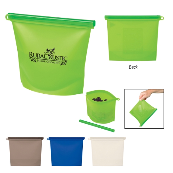 Picture of Reusable Food Bag With Plastic Slider