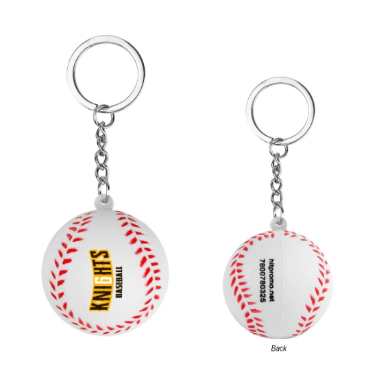 Picture of Baseball Stress Reliever Keychain