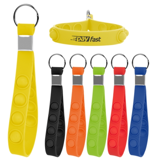 Picture of Push Pop Stress Reliever Keychain