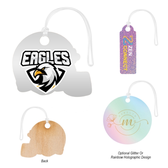 Picture of Full Color Wood Bag Tag - 9"