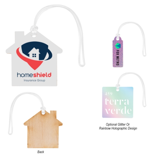 Picture of Full Color Wood Bag Tag - 4"