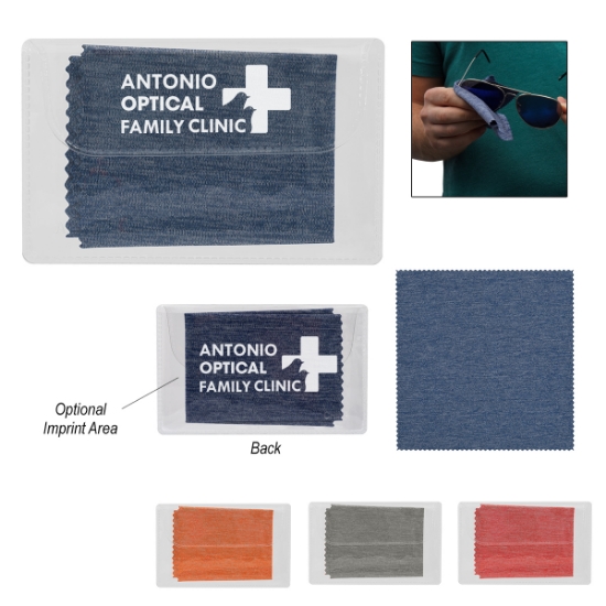 Picture of Heathered Cleaning Cloth In Case