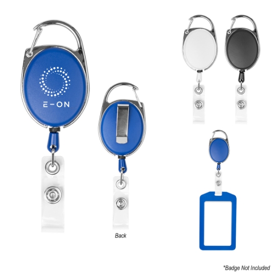 Picture of Retractable Badge Holder With Carabiner