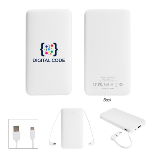 Picture of 10,000 Mah Multi-cable Power Bank