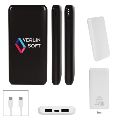 10,000 mAh Multi-port Power Bank