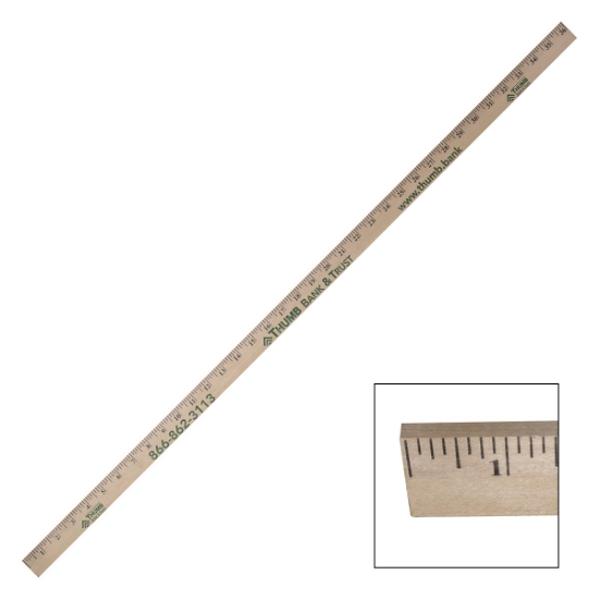 Picture of 1/4" Thick Natural Yardstick