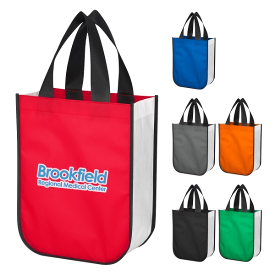 Picture of Non-woven Shopper Tote Bag With 100% Rpet Material