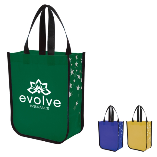 Picture of Star Struck Laminated Non-woven Tote Bag