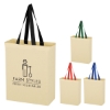 Picture of Natural Cotton Canvas Grocery Tote Bag