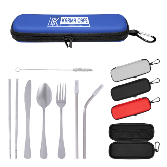 Picture of Dine N' Dash Travel Utensil Kit
