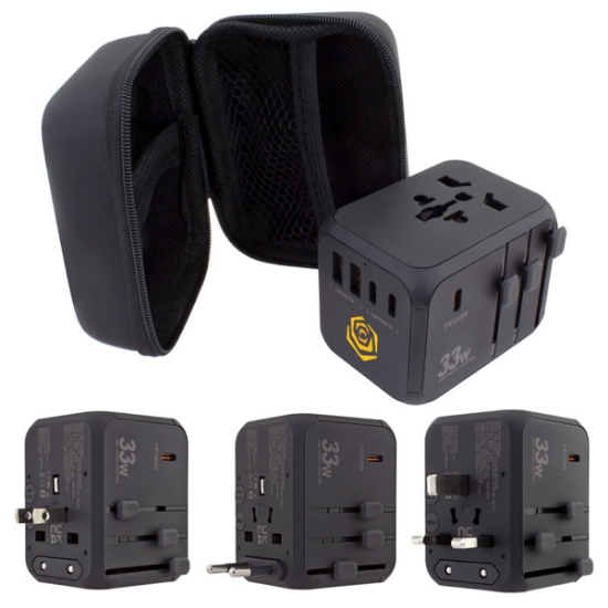 Picture of 33w Universal Travel Adapter With Type-c