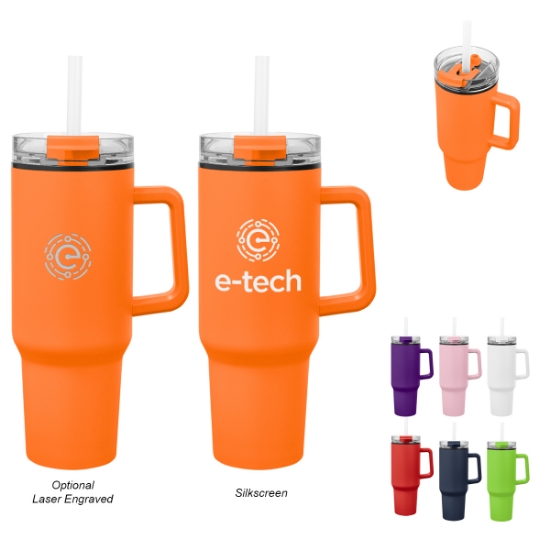 Picture of 40 Oz. Quest Recycled Stainless Steel Tumbler