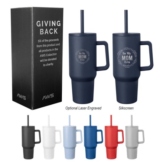 Picture of 40 Oz. Aws Jackson Intrepid Stainless Steel Tumbler