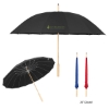 Picture of 46" Arc Umbrella With 100% Rpet Canopy & Bamboo Handle