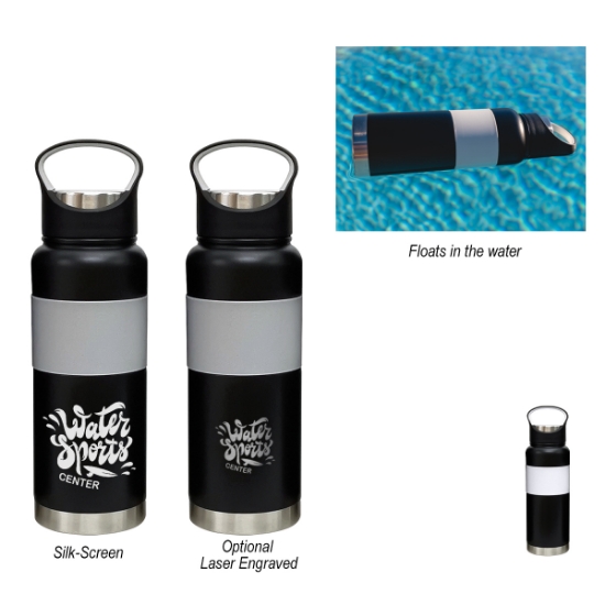 Picture of 24 Oz. Floating Stainless Steel Bottle