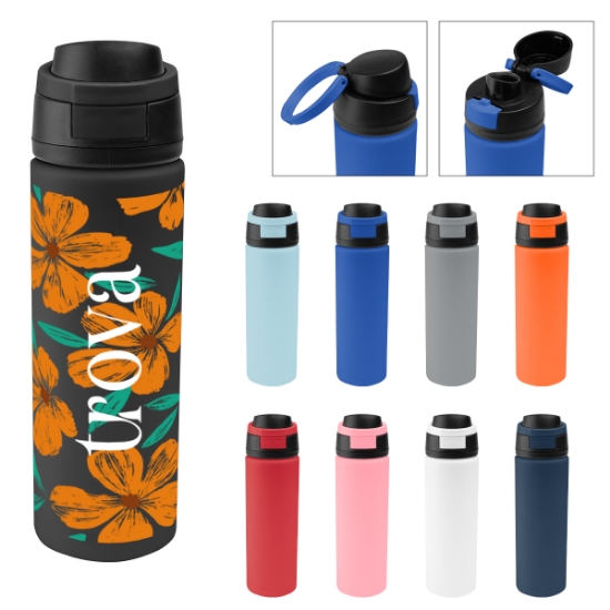 Picture of 24 Oz. Full Color Pop Sip Recycled Stainless Steel Bottle