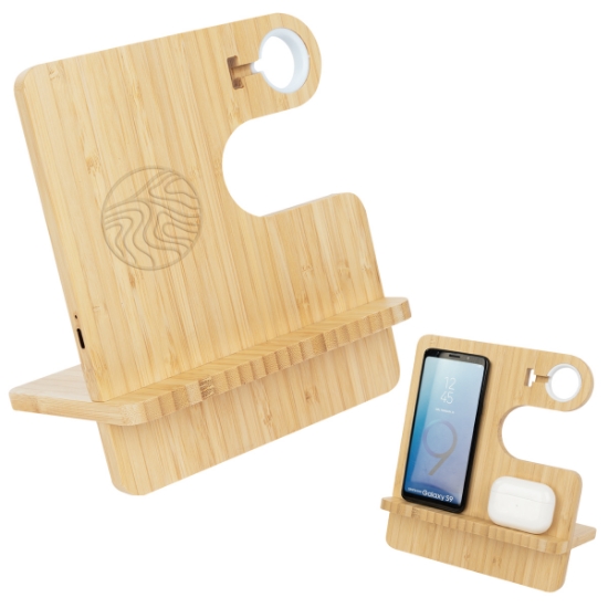 Picture of Bamboo Wireless Charging Station