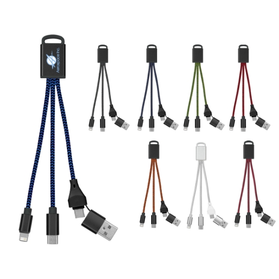 Picture of 3-in-1 Braided Charging Buddy 2.0