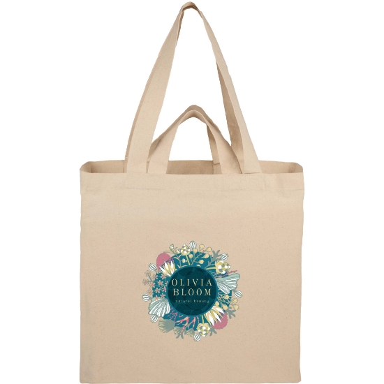 Picture of Organic 6oz Cotton Dual Carry Tote
