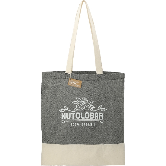 Picture of Split Recycled 5oz Cotton Twill Convention Tote
