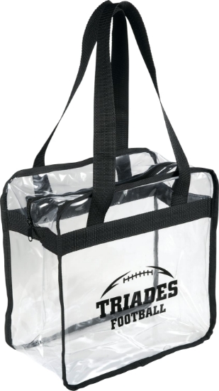 Picture of Game Day Clear Zippered Safety Tote