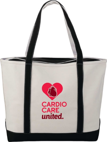 Picture of Baltic 24oz Cotton Canvas Tall Zippered Boat Tote