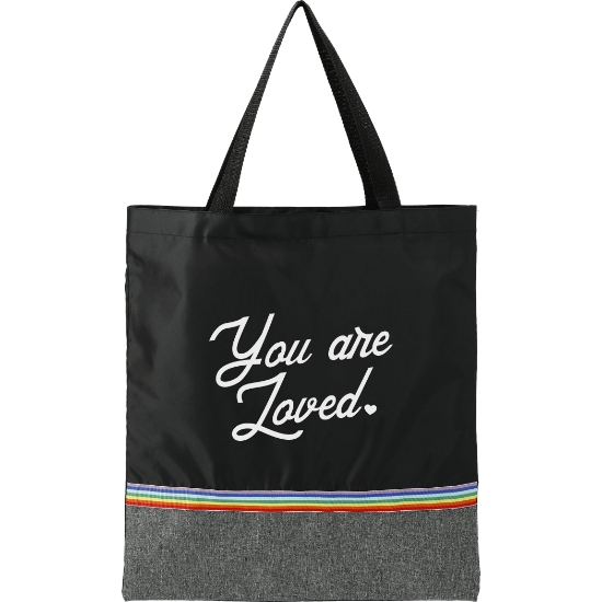 Picture of Rainbow rPET Convention Tote