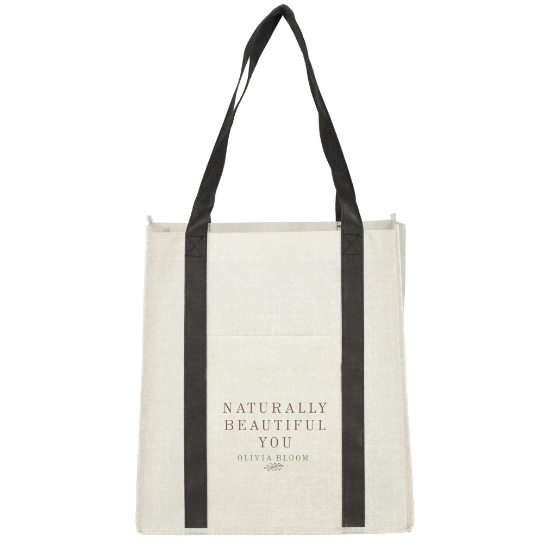 Picture of Pluto Recycled Non-Woven Small Grocery Tote