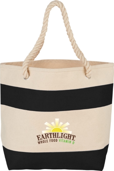 Picture of Rope Handle 16oz Cotton Canvas Tote