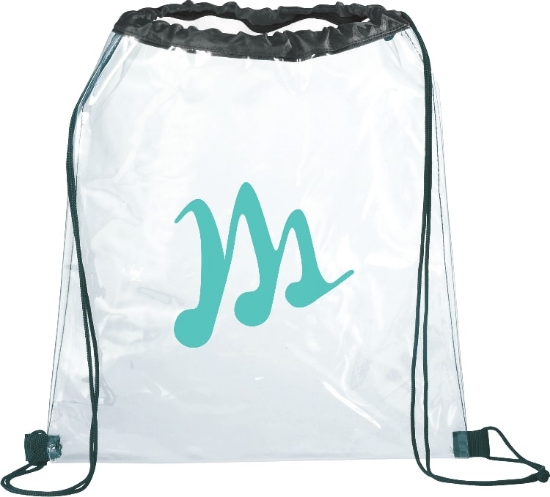 Picture of Rally Clear Drawstring Bag
