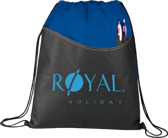 Picture of Rivers Non-Woven Drawstring Bag