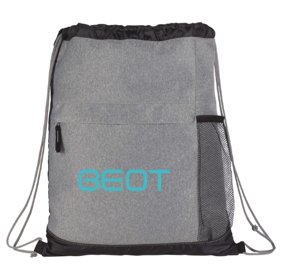 Picture of Heather Melange Drawstring Bag