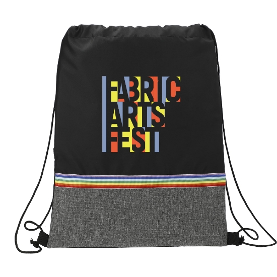 Picture of Rainbow rPET Drawstring Bag