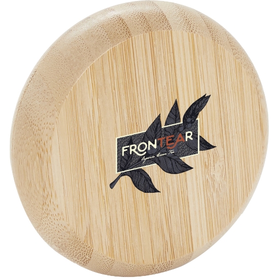 Picture of FSC® 100% Bamboo Compact Mirror/Brush