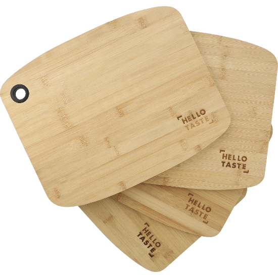 Picture of Bamboo Large Cutting Board with Silicone Grip