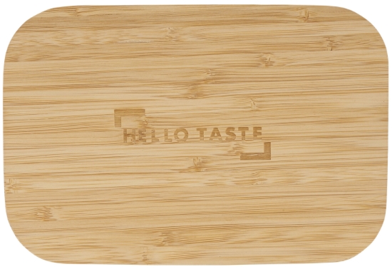 Picture of Bamboo Fiber Lunch Box with Cutting Board Lid